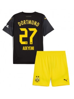 Billige Borussia Dortmund Karim Adeyemi #27 Bortedraktsett Barn 2024-25 Kortermet (+ Korte bukser)